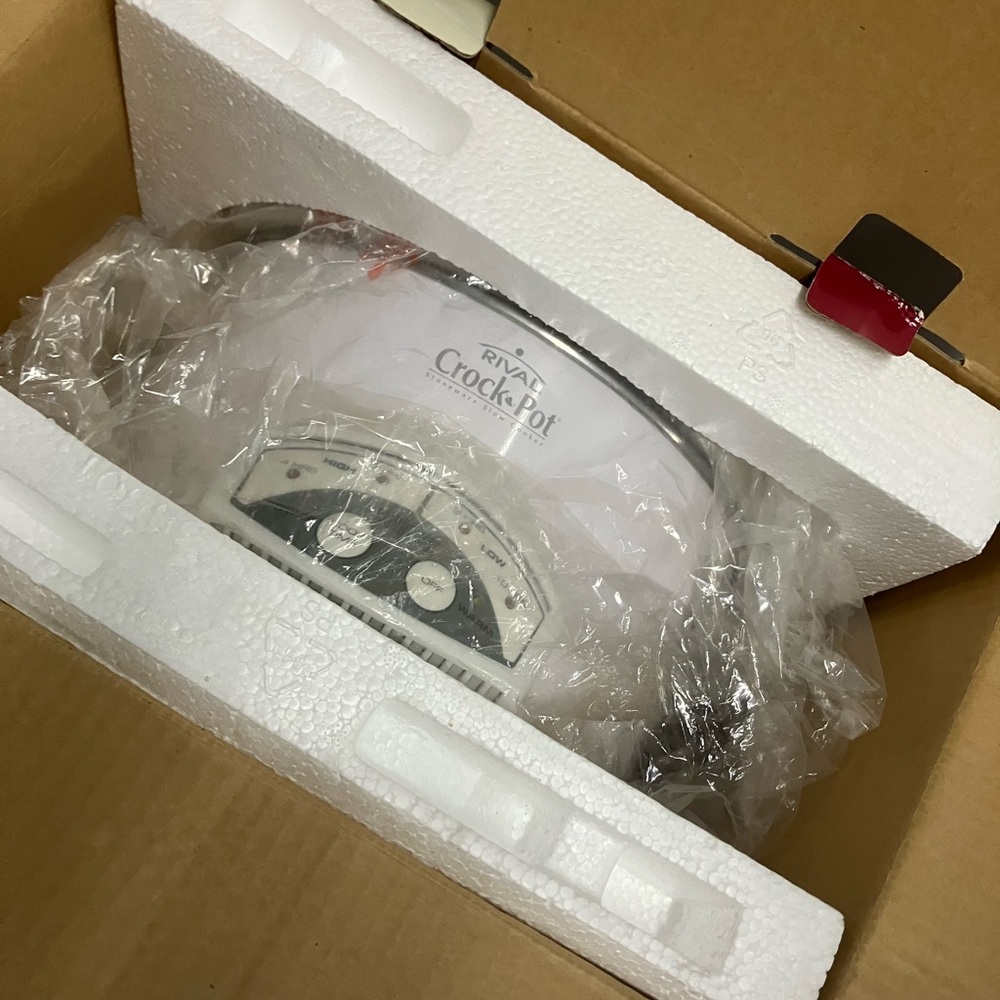 RIVAL White 2001 Crock Pot Smart Pot Slow Cooker 5 QT round Model 3060W EUC - Picture 4 of 10